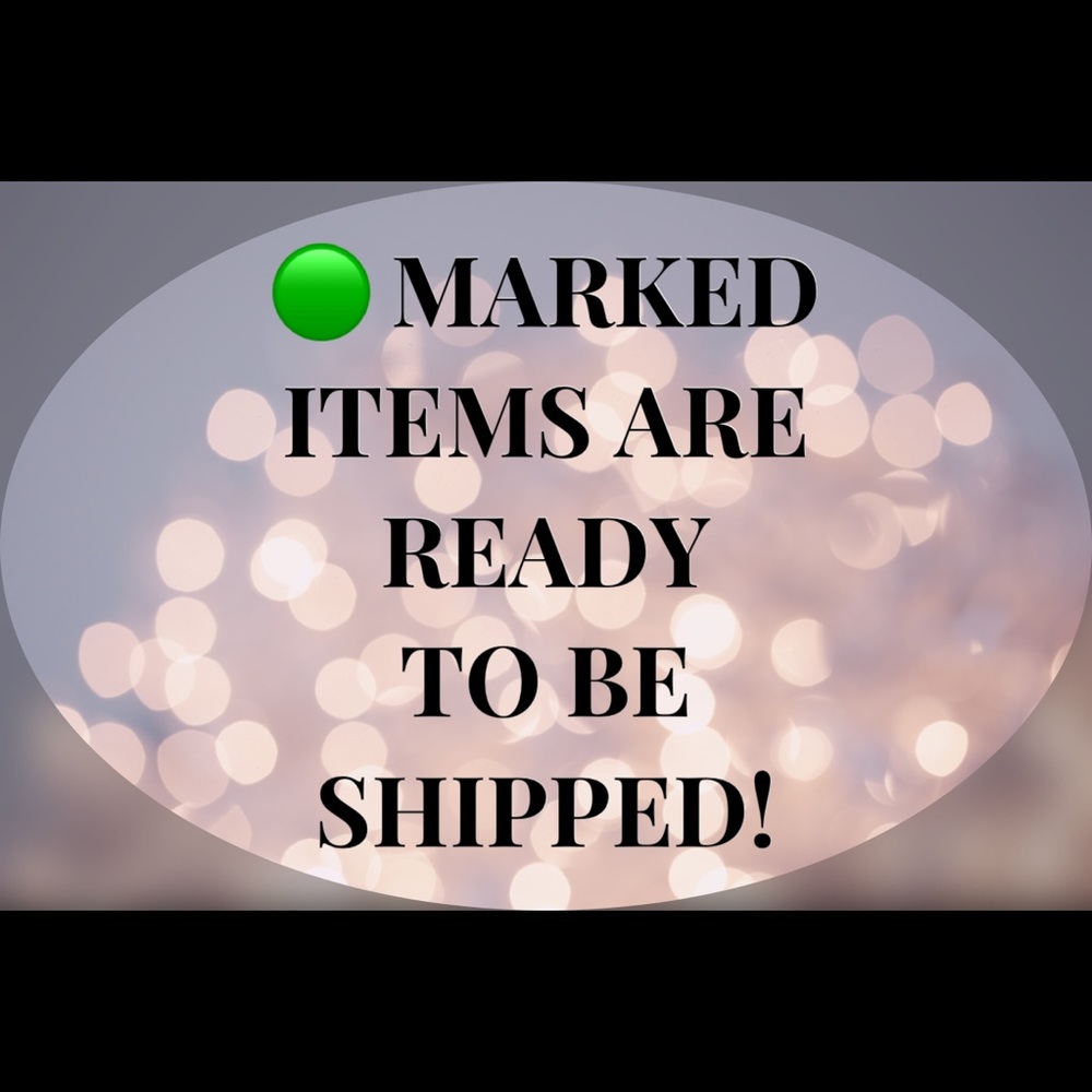 🟢 Items READY TO BE SHIPPED!